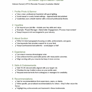 LinkedIn Profile Guide
